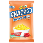 Sundrop Snacko Instant Sweet Corn - Peri Peri Flavour, No Preservatives, 153 g Pouch