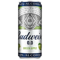 Budweiser 0.0 Non Alcoholic Green Apple Beer -  330 ml Can