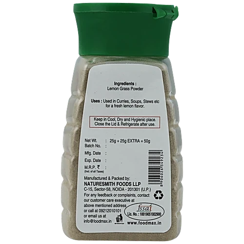 Naturesmith, Lemon Grass Powder, 50g
