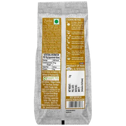 Zeeba, Super Basmati Rice, 1kg