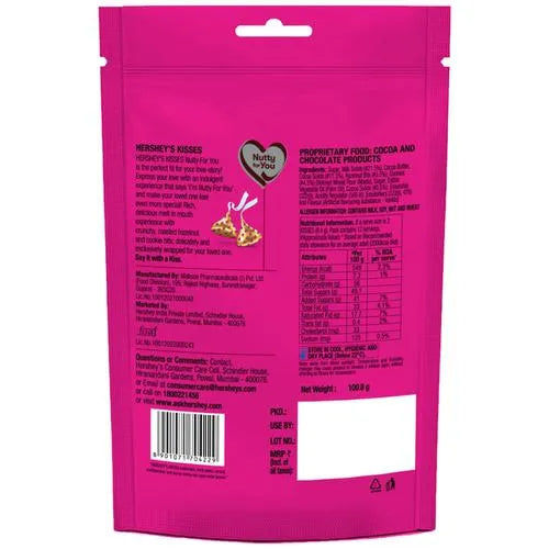 Hershey's Kisses Hazelnut 'n' Cookies, 100.8g