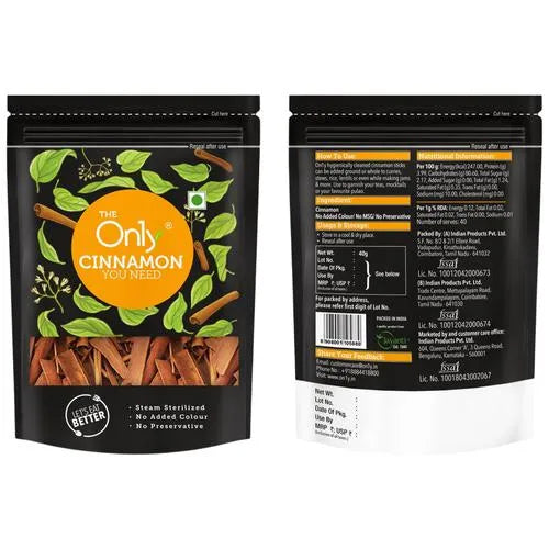 On1y Cinnamon Stick, 40gm