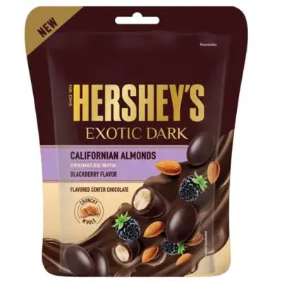 Hershey’s Exotic Dark Californian Almond, Blackberry Flavour, 90g
