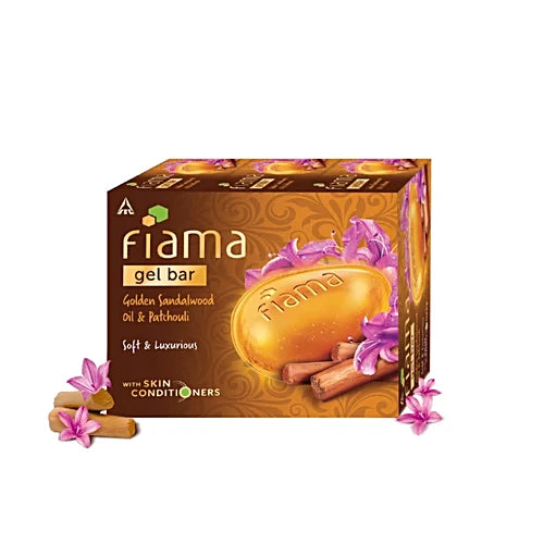 Fiama Golden Sandalwood Oil & Patchouli Gel Bar, 75g
