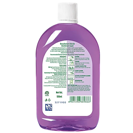 Dettol, Disinfectant Liquid, Lavender Blossom, 550 ml