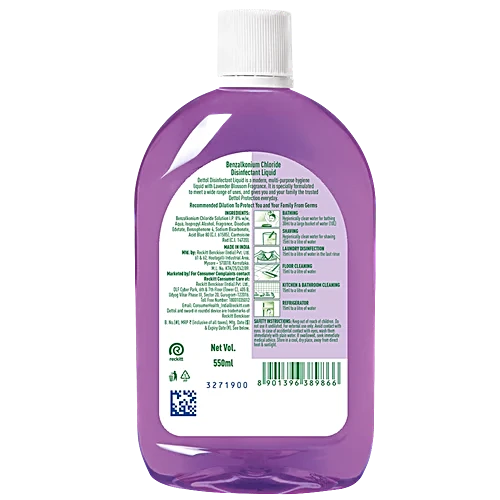 Dettol, Disinfectant Liquid, Lavender Blossom, 550 ml