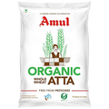 Amul Organic Whole Wheat Atta, 5 kg