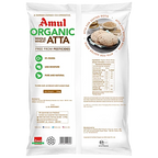 Amul Organic Whole Wheat Atta, 5 kg