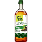 Tata Simply Better Pure & Unrefined Cold Pressed Mustard Oil, 1 L