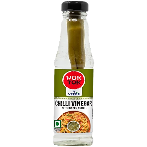 Veeba Wok Tok Chilli Vinegar, with Green Chilli 175 ml