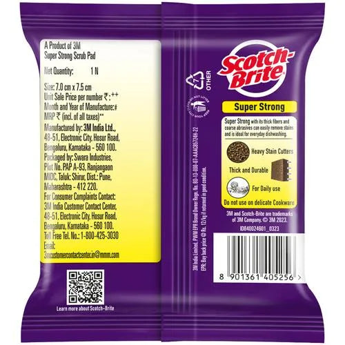 Scotch Brite Super Strong Scrub Pad, 1 pc