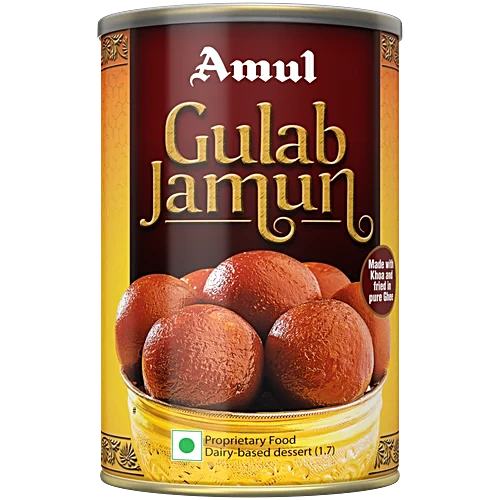 Amul Gulab Jamun, 500 g Tin
