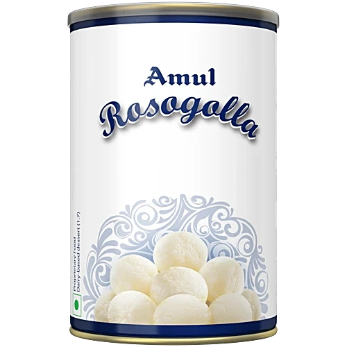 Amul Rosogolla, 500 g Tin
