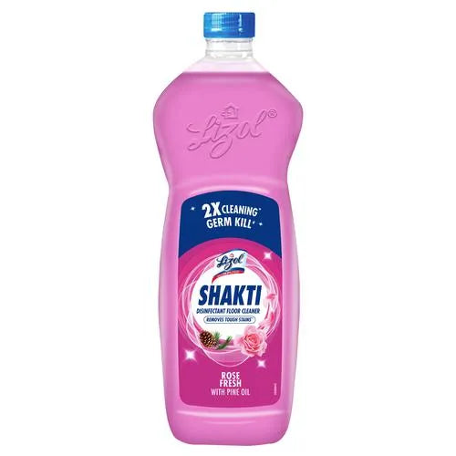 Lizol Shakti Disinfectant Floor Cleaner - Rose Fresh With Pine Oil, 900 ml