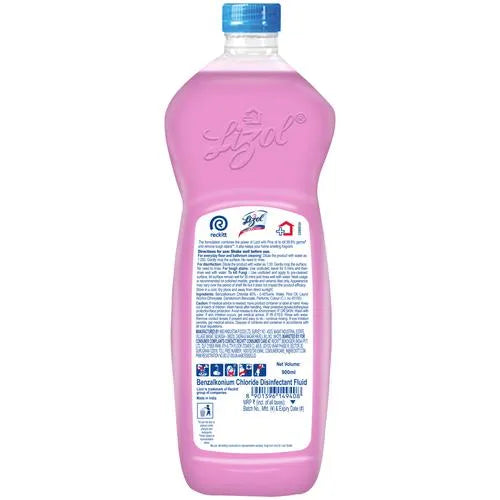 Lizol Shakti Disinfectant Floor Cleaner - Rose Fresh With Pine Oil, 900 ml