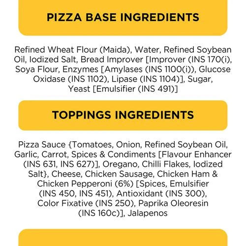 Prasuma, Loaded Chicken Pizza Minis, 180g