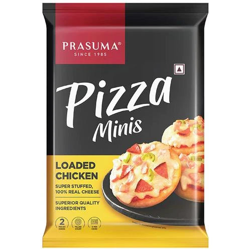 Prasuma, Loaded Chicken Pizza Minis, 180g
