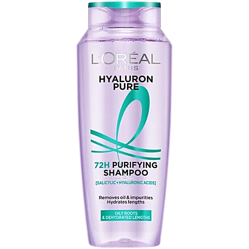 L'Oreal Paris Hyaluron Pure 72H  Shampoo(Salicylic+Hyaluronic Acids) 200ml