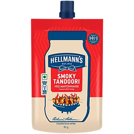 Hellmann's Smoky Tandoori Veg Mayonnaise, 85g