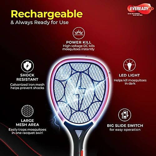 Eveready Powerzap Pro Mosquito Racquet - 1 pc