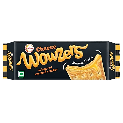 Sunfeast Cheese Wowzers 14 Layered Enrobed Cracker, 128 g