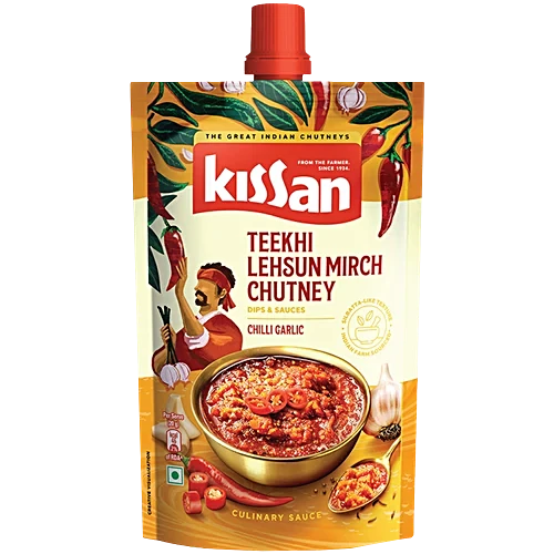Kissan Teekhi Lehsun Mirch Chutney, 200 g