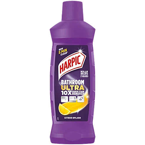 Harpic Citrus Splash Bathroom Ultra 10X Tough Stain Remover, 500 ml