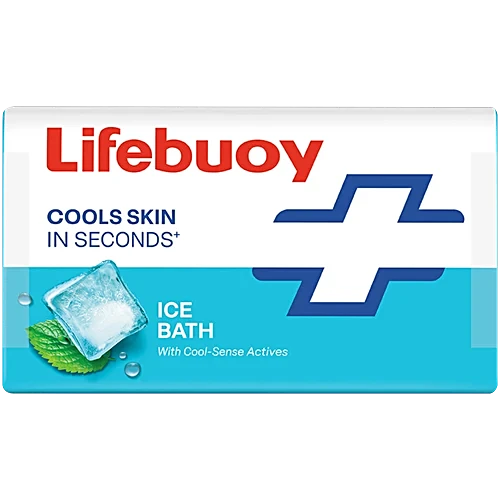 Lifebuoy Ice Bath Soap Bar With Cool Sense Actives, 65 g