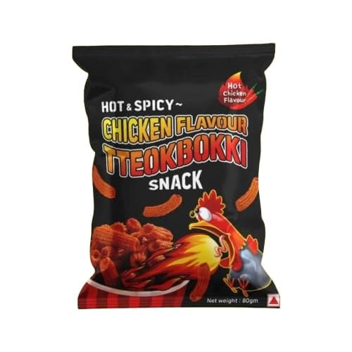 Tteokbokki Hot & Spicy Chicken Flavour Snack, 80g