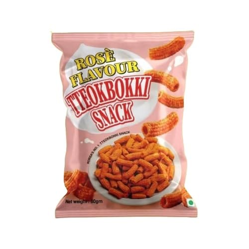 Tteokbokki Rose Flavour Snack, 80g