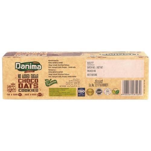 Danima No Added Sugar Choco Oats Cookies, 150g