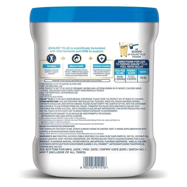Ensure Plus Powder Vanilla, 1Kg