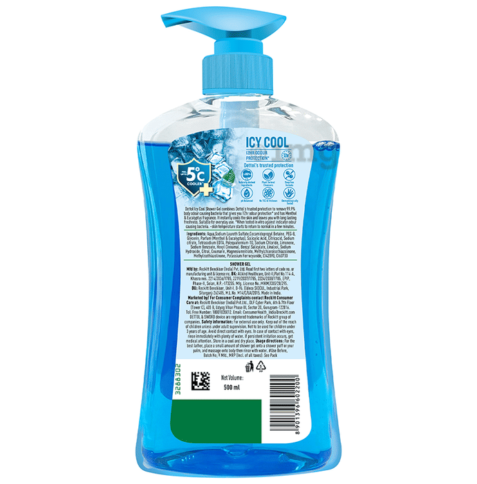 Dettol Icy Cool Shower Gel - 250 ml