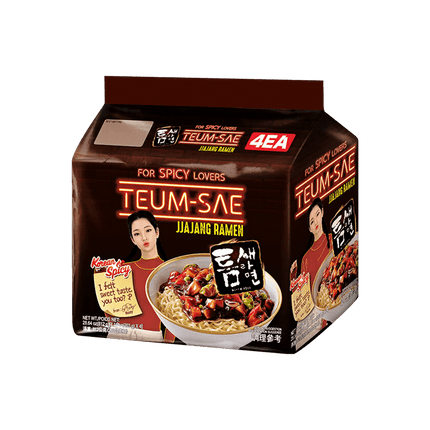 Paldo Teumsae Jjajangmen (Spicy Black Bean Sauce), 4x203g
