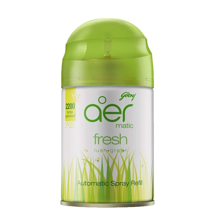 Godrej Aer Matic Refill (Fresh Lush Green), 225ml