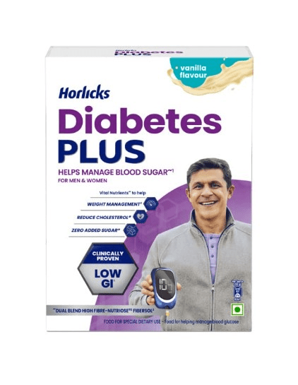 Horlicks Diabetes Plus, Vanilla, 200gm