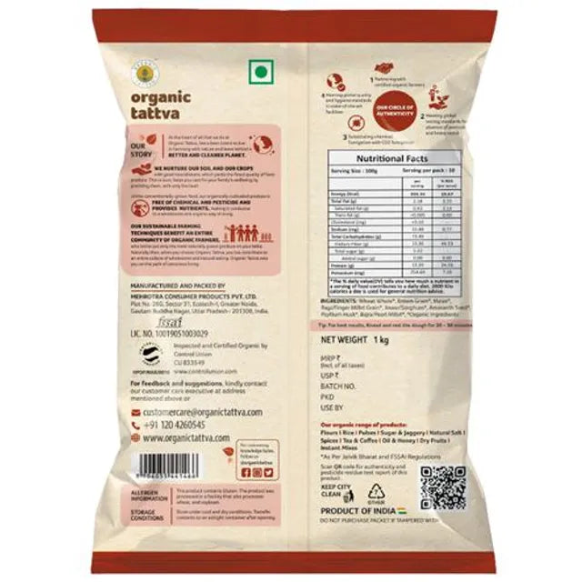 Organic Tattva Multigrain Flour, 1kg