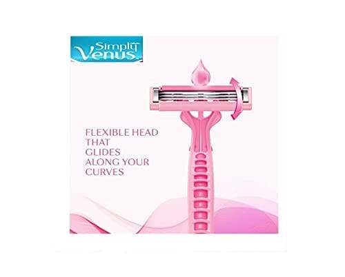 Venus Simply Hair Removal Razor Blade for Women (Pack of 3)