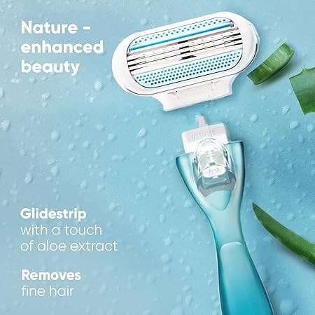 Gillette Venus Hair Removal Razor for Women with Aloe Vera, 1 Pc