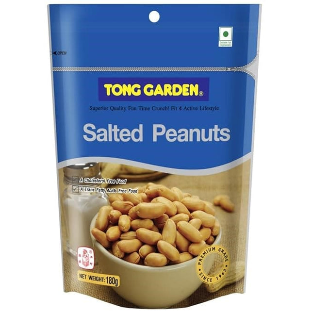 Tong Garden Salted Peanuts Pouch, 160gm