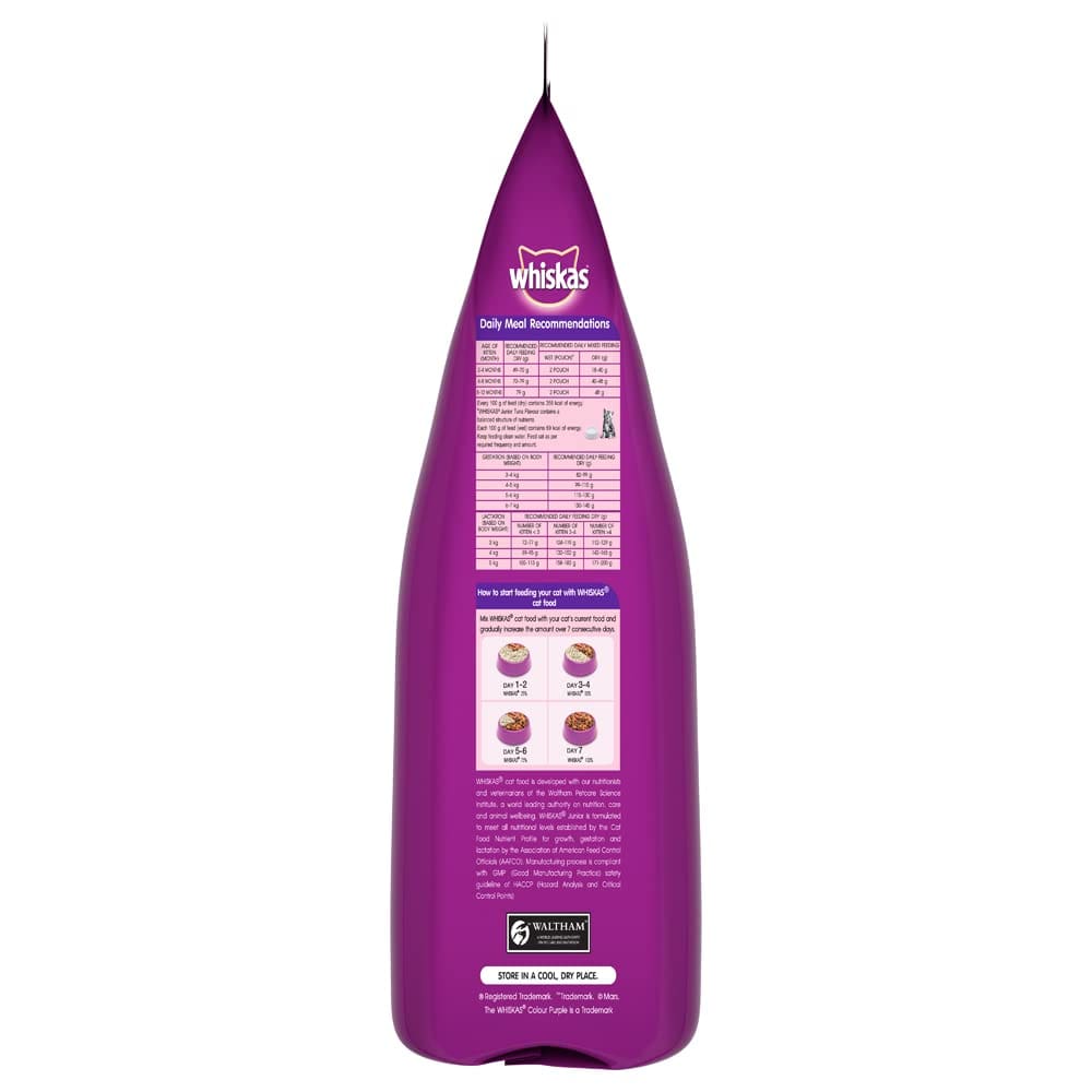 Whiskas Kitten (2-12 months), Mackerel Flavour, 1.1kg