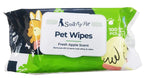 Smarty Pet, Pet Wet Wipes, Green Apple Scent, 100pcs
