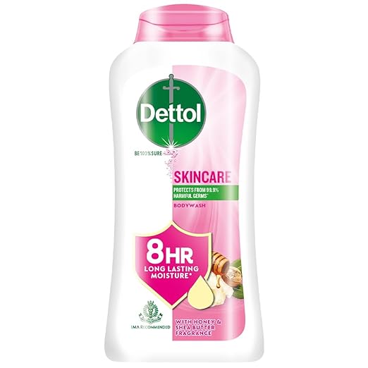 Dettol Skincare Body Wash - With Honey & Shea Butter Fragrance, 250 ml