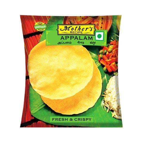 Mother's Recipe Appalam, Crispy & Tasty, 100gm