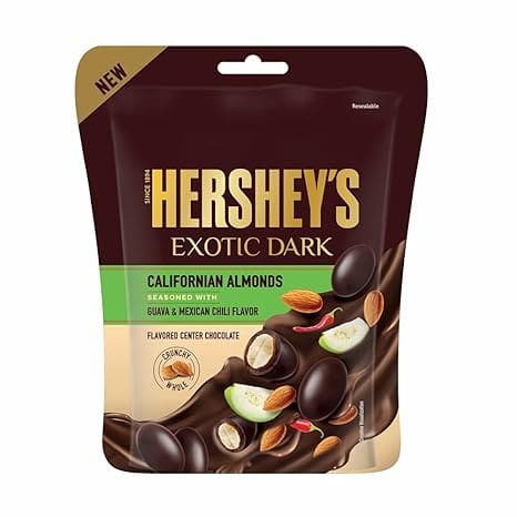 Hershey’s Exotic Dark Californian Almonds with Guava & Mexican Chili Flavour, 33.3g