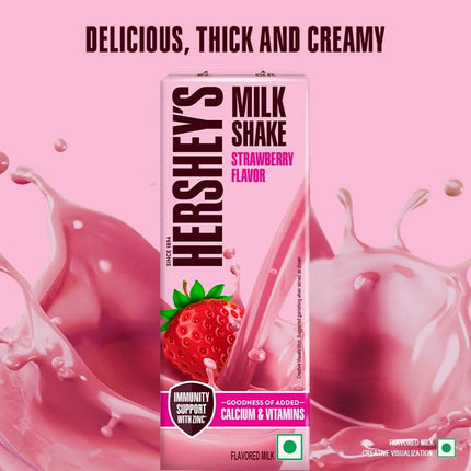 Hershey's Strawberry Flavored Milkshake, 180ml