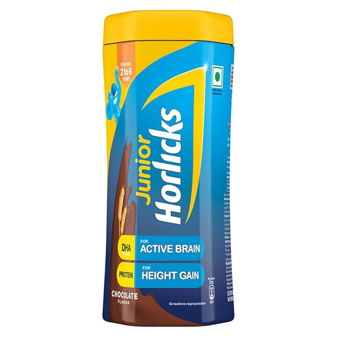 Junior Horlicks Chocolate Flavour Health & Nutrition Drink -Jar 500 g