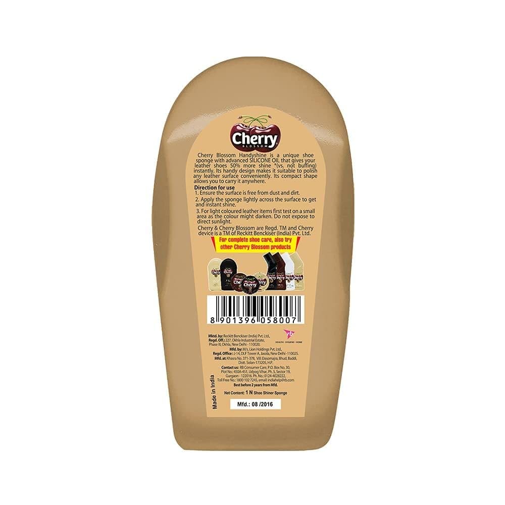 Cherry Blossom Shoe Shiner Sponge Handy Shine, Neutral, 4gm