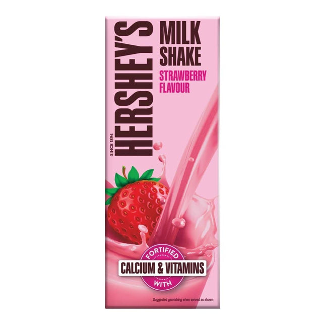 Hershey's Strawberry Flavored Milkshake, 180ml