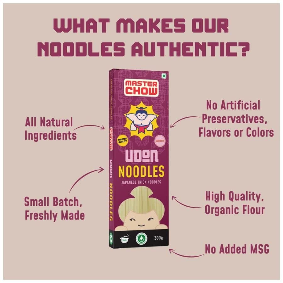 MasterChow Udon Noodles, Japanese Thick Noodles, 300gm